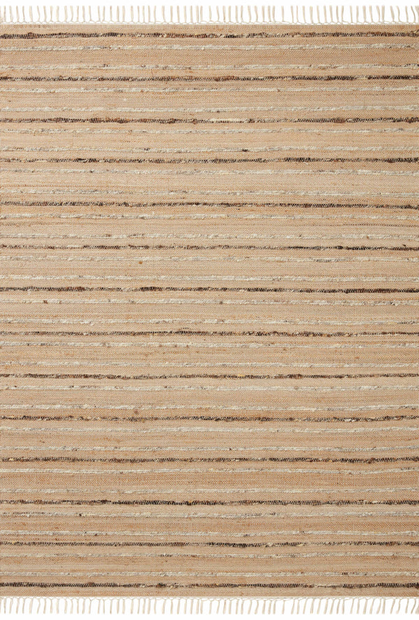 Magnolia Home by Joanna Gaines x Loloi Nico Rug - Natural / Bark-Blue Hand Home