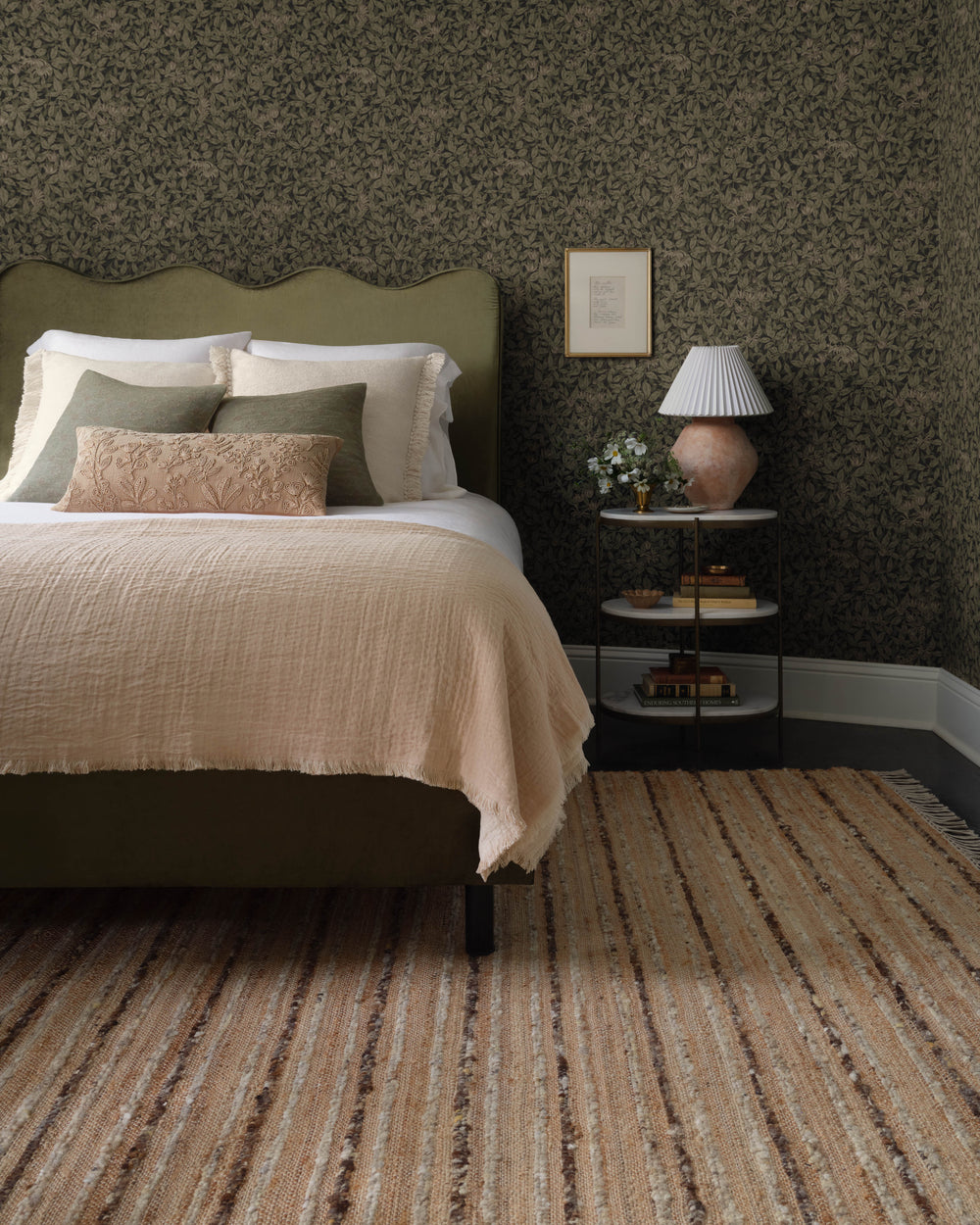 Magnolia Home by Joanna Gaines x Loloi Nico Rug - Natural / Bark-Blue Hand Home