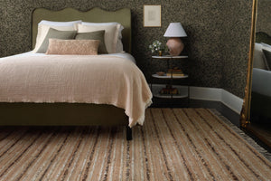 Magnolia Home by Joanna Gaines x Loloi Nico Rug - Natural / Bark-Blue Hand Home