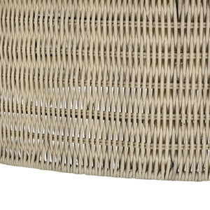 Bramble Nantucket Rattan Pendant in Sandbar-Bramble-Blue Hand Home