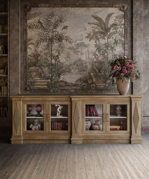 Bramble Narbonne Sideboard In Fruitwood W/ True White Interior-Bramble-Blue Hand Home