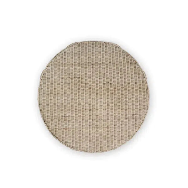 Bramble Newport Coffee Table In Rattan Natural-Bramble-Blue Hand Home