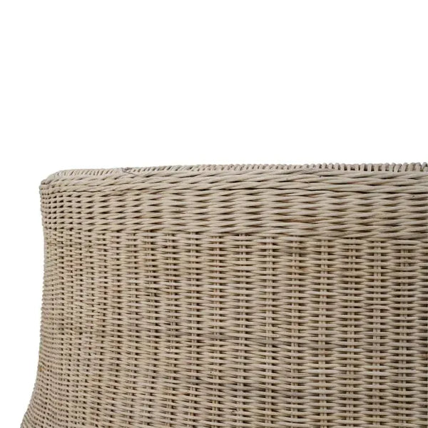 Bramble Newport Coffee Table In Rattan Natural-Bramble-Blue Hand Home