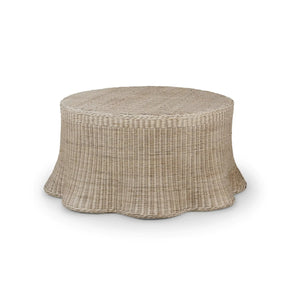 Bramble Newport Coffee Table In Rattan Natural-Bramble-Blue Hand Home