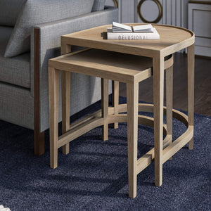 Bramble Normandy Nesting Tables Set Of 2 In Sandbar-Bramble-Blue Hand Home