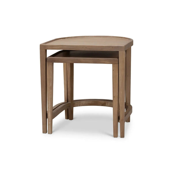 Bramble Normandy Nesting Tables Set Of 2 In Sandbar-Bramble-Blue Hand Home