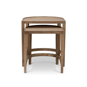 Bramble Normandy Nesting Tables Set Of 2 In Sandbar-Bramble-Blue Hand Home