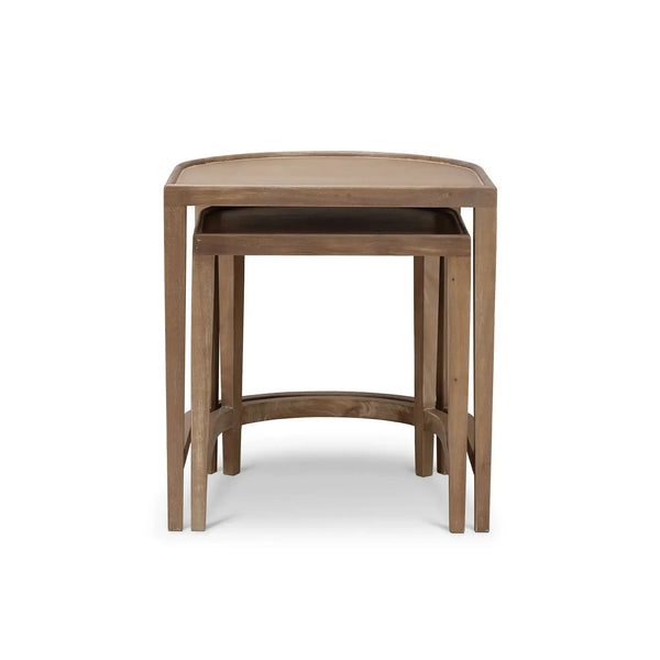 Bramble Normandy Nesting Tables Set Of 2 In Sandbar-Bramble-Blue Hand Home