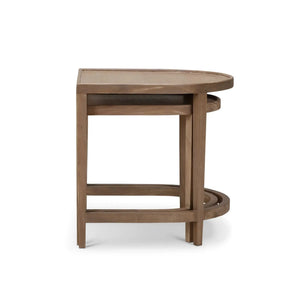 Bramble Normandy Nesting Tables Set Of 2 In Sandbar-Bramble-Blue Hand Home