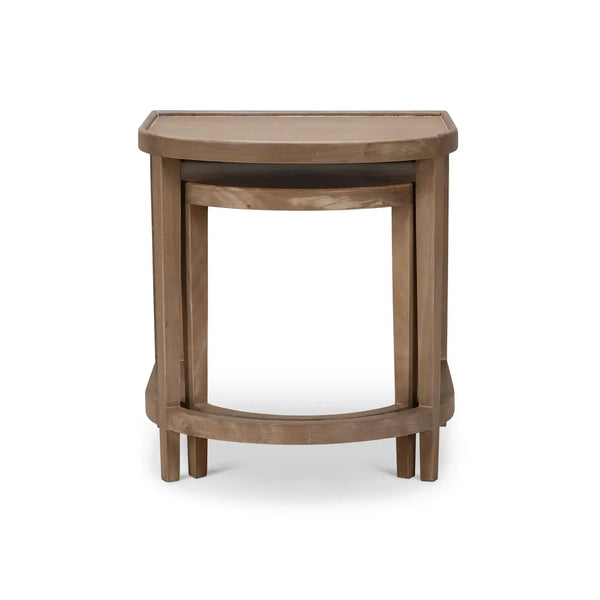 Bramble Normandy Nesting Tables Set Of 2 In Sandbar-Bramble-Blue Hand Home