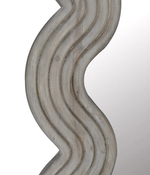 Reclaimed Lumber, Ozark Mirror, Small - 40x1.5x51.5-Blue Hand Home