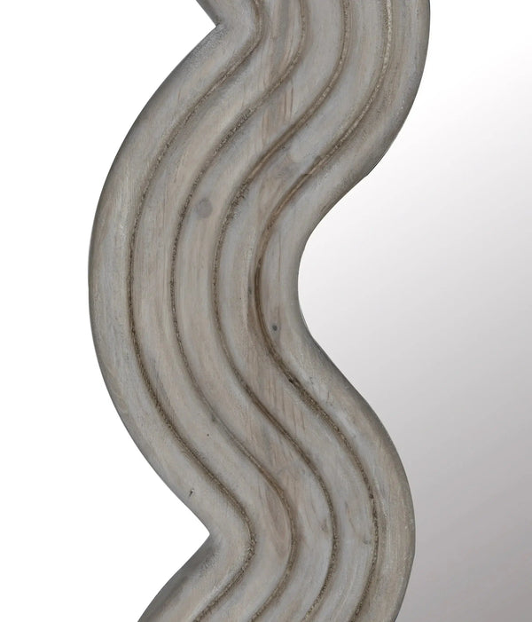 Reclaimed Lumber, Ozark Mirror, Small - 40x1.5x51.5-Blue Hand Home