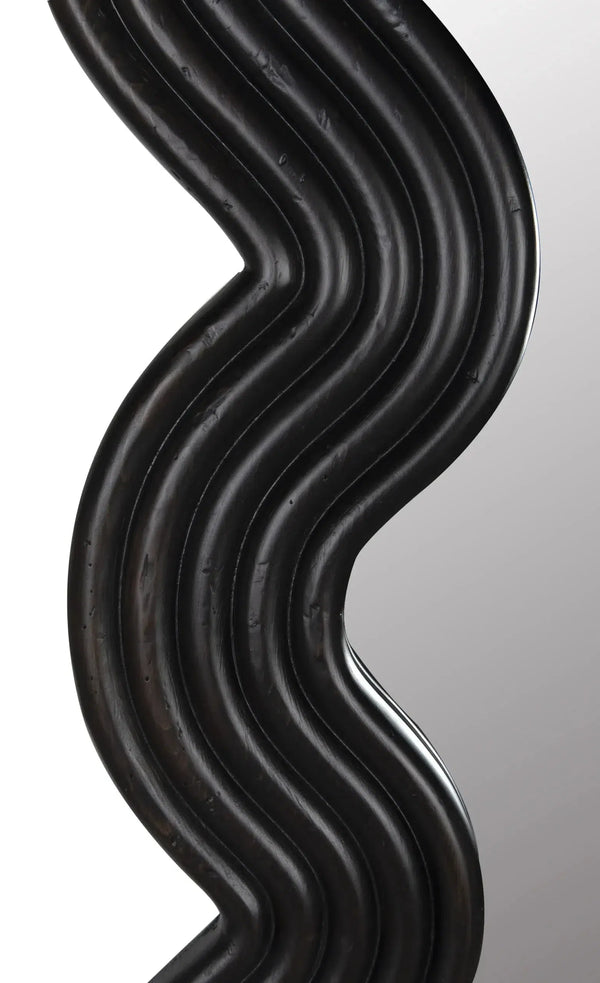 Reclaimed Lumber, Ozark Mirror, Small - 40x1.5x51.5-Blue Hand Home