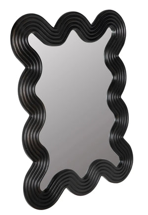 Reclaimed Lumber, Ozark Mirror, Small - 40x1.5x51.5-Blue Hand Home