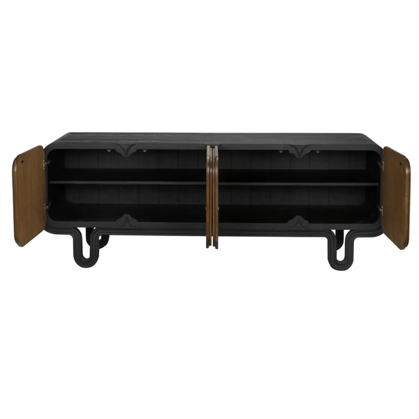 Reclaimed Lumber, Solomon Crendenza - 84x21.5x30-Blue Hand Home