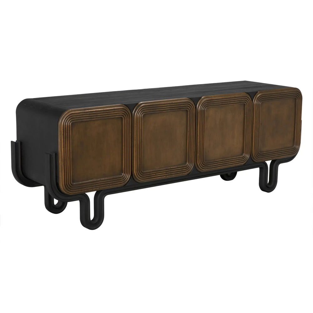 Reclaimed Lumber, Solomon Crendenza - 84x21.5x30-Blue Hand Home