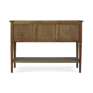 Bramble Orleans Console Table In Straw Wash-Bramble-Blue Hand Home