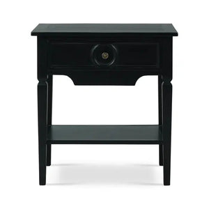 Bramble Orleans Side Table In Batavia Black-Bramble-Blue Hand Home