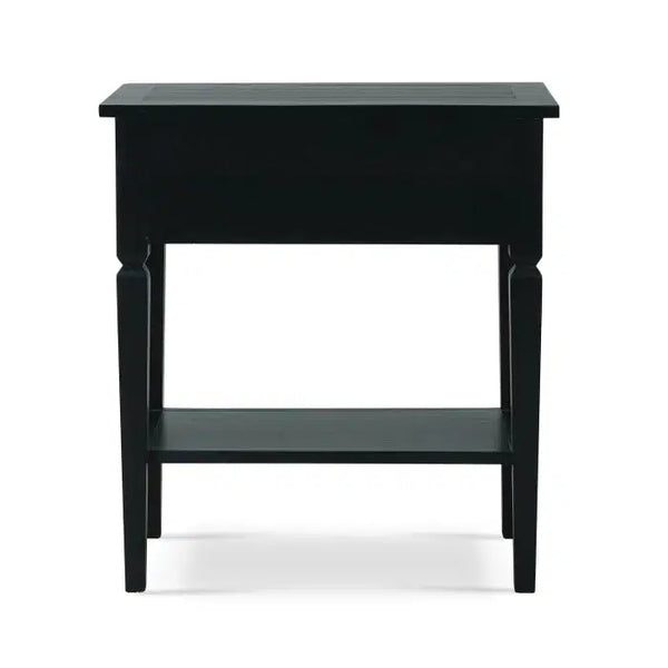 Bramble Orleans Side Table In Batavia Black-Bramble-Blue Hand Home