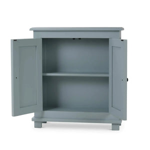 Bramble Osborn Narrow 2 Door Cabinet in Ocean Blue-Bramble-Blue Hand Home