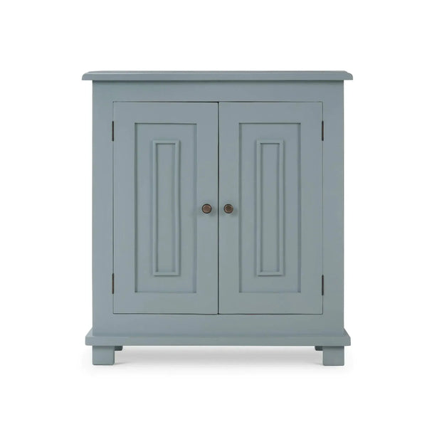 Bramble Osborn Narrow 2 Door Cabinet in Ocean Blue-Bramble-Blue Hand Home
