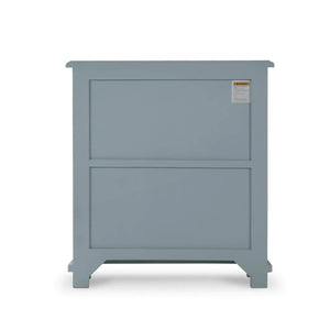 Bramble Osborn Narrow 2 Door Cabinet in Ocean Blue-Bramble-Blue Hand Home