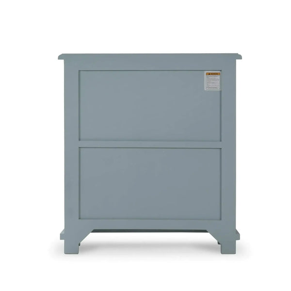 Bramble Osborn Narrow 2 Door Cabinet in Ocean Blue-Bramble-Blue Hand Home