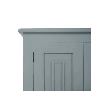 Bramble Osborn Narrow 2 Door Cabinet in Ocean Blue-Bramble-Blue Hand Home