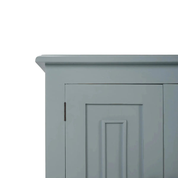 Bramble Osborn Narrow 2 Door Cabinet in Ocean Blue-Bramble-Blue Hand Home