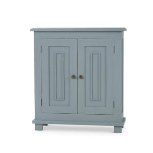 Bramble Osborn Narrow 2 Door Cabinet in Ocean Blue-Bramble-Blue Hand Home