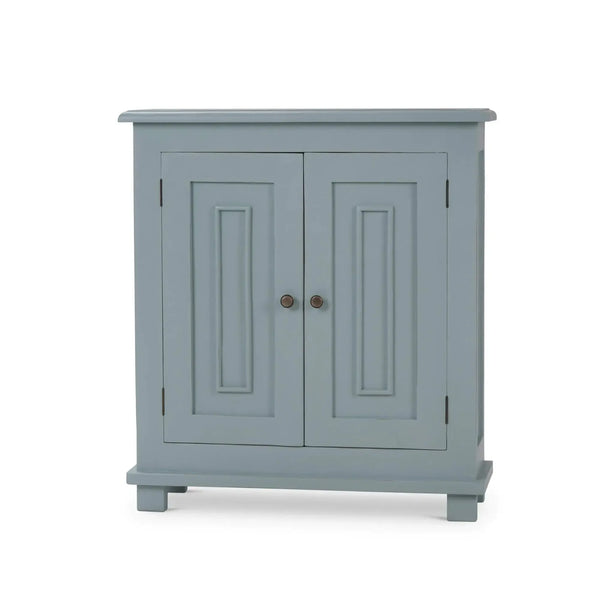 Bramble Osborn Narrow 2 Door Cabinet in Ocean Blue-Bramble-Blue Hand Home