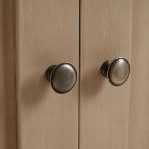 Bramble Osborn Narrow 2 Door Cabinet In Sandbar-Bramble-Blue Hand Home