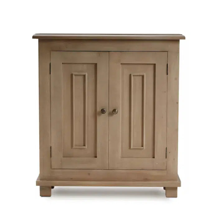 Bramble Osborn Narrow 2 Door Cabinet In Sandbar-Bramble-Blue Hand Home