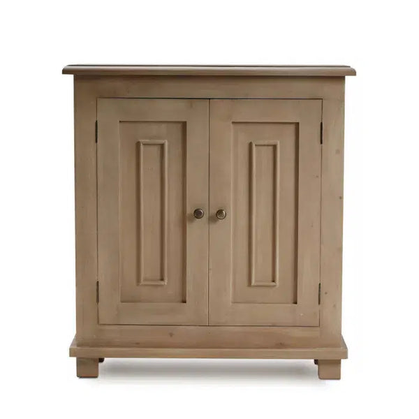 Bramble Osborn Narrow 2 Door Cabinet In Sandbar-Bramble-Blue Hand Home