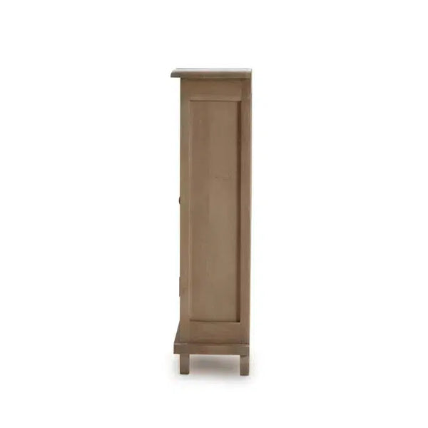Bramble Osborn Narrow 2 Door Cabinet In Sandbar-Bramble-Blue Hand Home