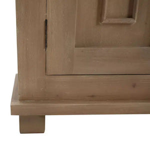 Bramble Osborn Narrow 2 Door Cabinet In Sandbar-Bramble-Blue Hand Home