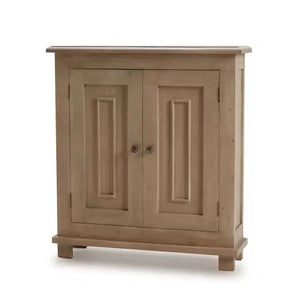 Bramble Osborn Narrow 2 Door Cabinet In Sandbar-Bramble-Blue Hand Home