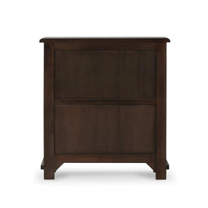 Bramble Osborn Narrow 2 Door Cabinet In Walnut-Bramble-Blue Hand Home