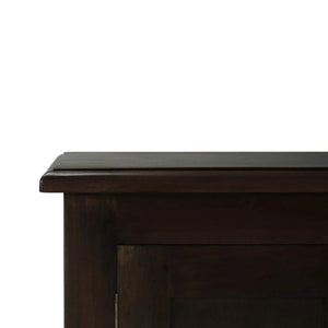 Bramble Osborn Narrow 2 Door Cabinet In Walnut-Bramble-Blue Hand Home