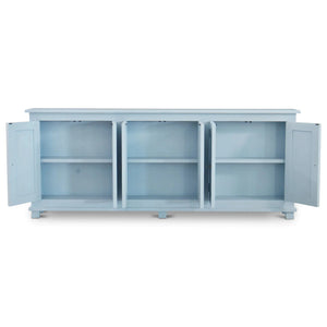 Bramble Osborne Narrow Sideboard In Ocean Blue-Bramble-Blue Hand Home
