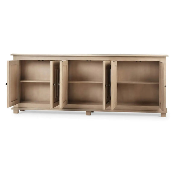 Bramble Osborne Narrow Sideboard In Sandbar-Bramble-Blue Hand Home