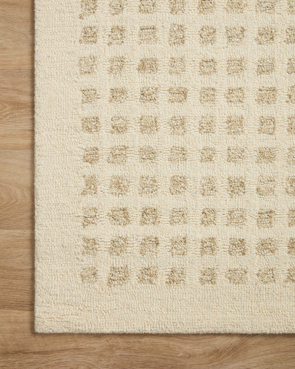 Chris Loves Julia x Loloi Polly Rugs - Ivory / Natural-Blue Hand Home