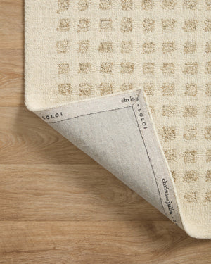 Chris Loves Julia x Loloi Polly Rugs - Ivory / Natural-Blue Hand Home