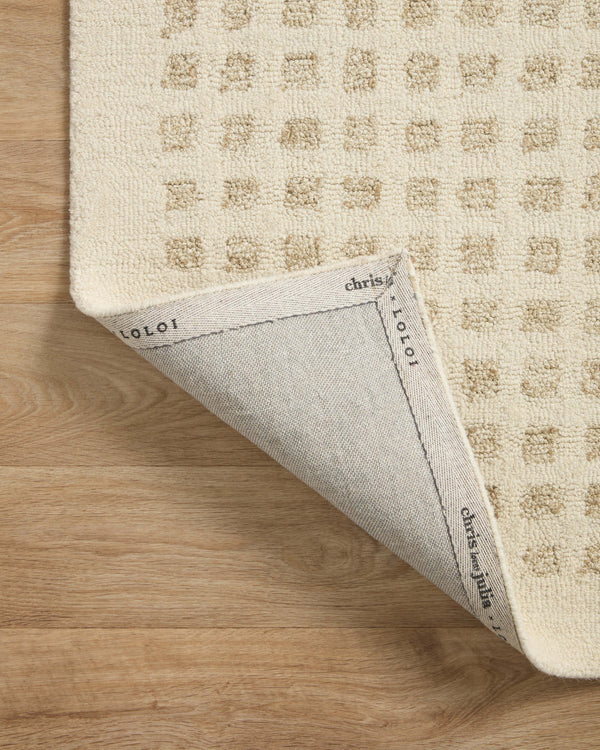 Chris Loves Julia x Loloi Polly Rugs - Ivory / Natural-Blue Hand Home