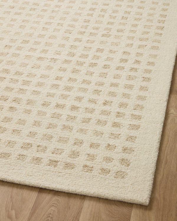 Chris Loves Julia x Loloi Polly Rugs - Ivory / Natural-Blue Hand Home