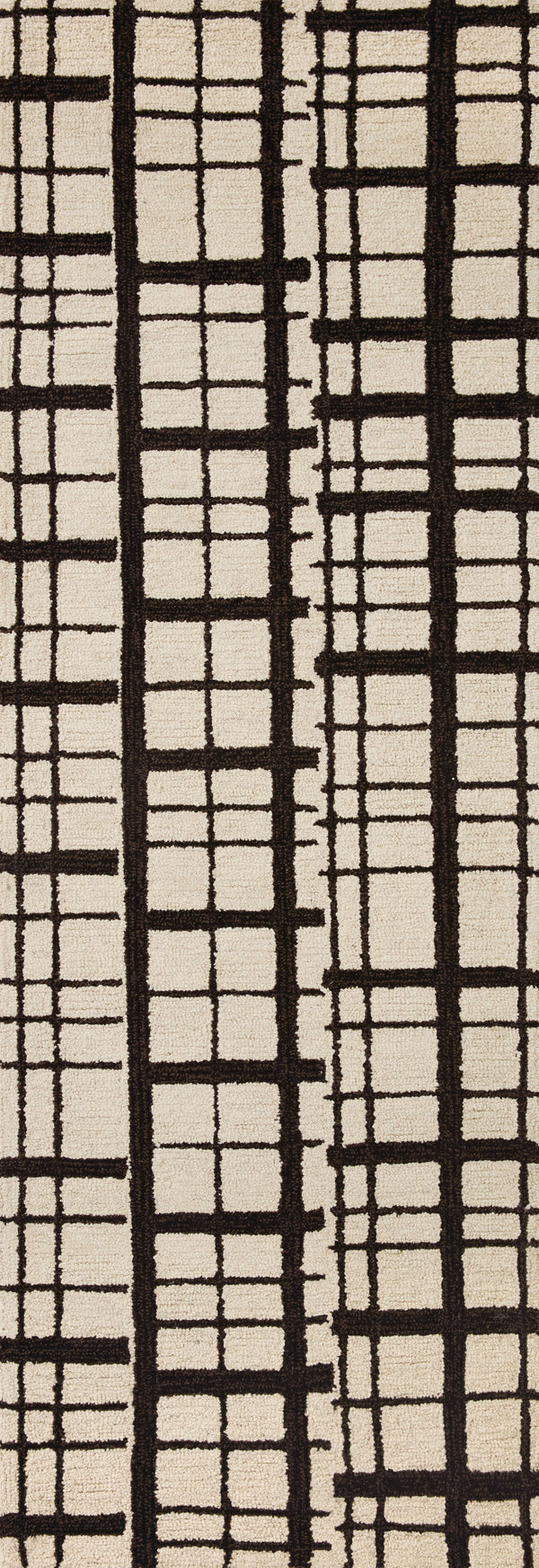 Chris Loves Julia x Loloi Polly Rugs - Black / Ivory-Blue Hand Home