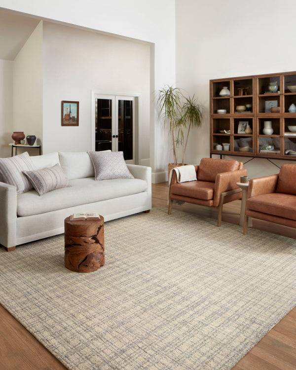 Chris Loves Julia x Loloi Polly Rugs - Antique / Mist-Blue Hand Home