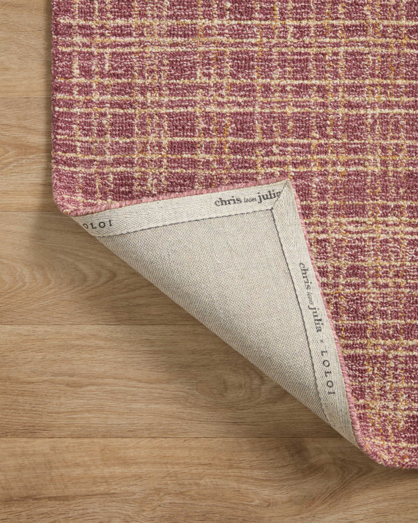 Chris Loves Julia x Loloi Polly Rugs - Berry / Natural-Blue Hand Home