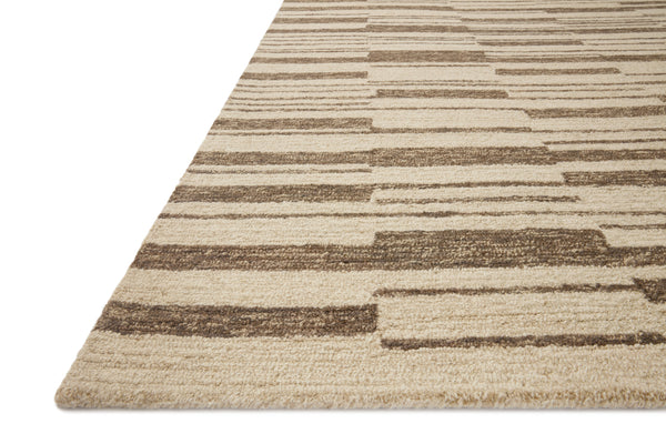 Chris Loves Julia x Loloi Polly Rugs - Beige / Tobacco-Blue Hand Home