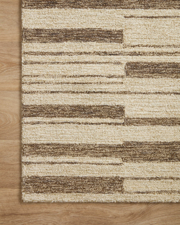 Chris Loves Julia x Loloi Polly Rugs - Beige / Tobacco-Blue Hand Home